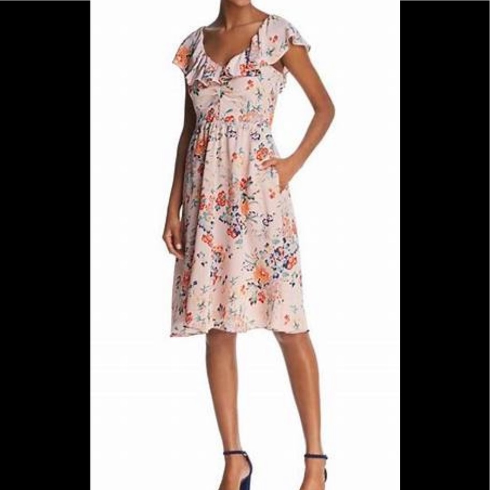 Rebecca Taylor silk  floral dress